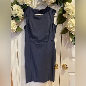 The Limited Size 10 Sheath Dress Gray/Blue